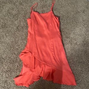 Coral dress